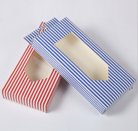 TIE BOX034 Tailor-made  tie box  order fashion tie box  self-made tie box   tie box garment factory 45 degree